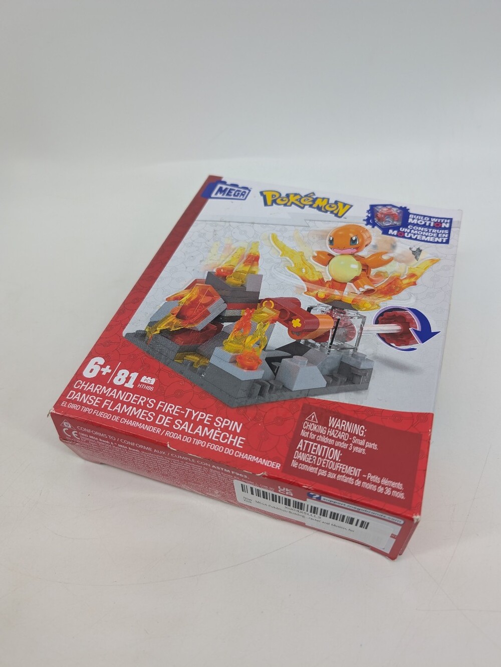 Mega Bloks Pokemon Building Sets Aquatic Adventure Water Trainer Set Charmander - Picture 6 of 9